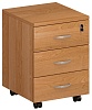 Тумба выкатная 3-ящичная с центральным замком