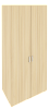 Офисный шкаф распашной комбинированный (делится на 2 неравные части)